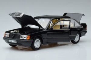 Mercedes 190 E W201 Riboto Tiražo Norev 1:18 183823 Metalas - nuotrauka 2 iš 10