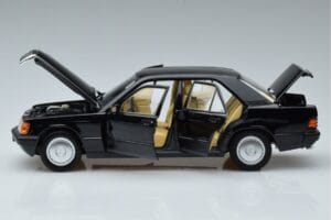 Mercedes 190 E W201 Riboto Tiražo Norev 1:18 183823 Metalas - nuotrauka 4 iš 10