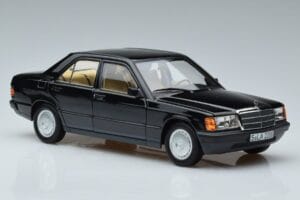 Mercedes 190 E W201 Riboto Tiražo Norev 1:18 183823 Metalas - nuotrauka 6 iš 10