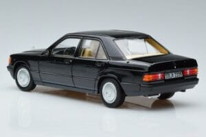 Mercedes 190 E W201 Riboto Tiražo Norev 1:18 183823 Metalas - nuotrauka 7 iš 10
