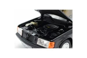 Mercedes 190 E W201 Riboto Tiražo Norev 1:18 183823 Metalas - nuotrauka 8 iš 10