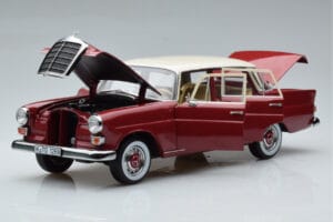 Mercedes 200 W110 Raudonas Norev 1:18 183706 Metalas - nuotrauka 2 iš 7