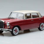Mercedes 200 W110 Raudonas Norev 1:18