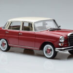 Mercedes 200 W110 Raudonas Norev 1:18 - image 6 of 7