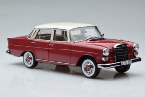 Mercedes 200 W110 Raudonas Norev 1:18 183706 Metalas - nuotrauka 6 iš 7