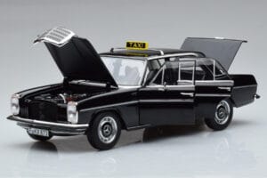 Mercedes 200 W115 Taksi Norev 1:18 183776 Metalas - nuotrauka 2 iš 7