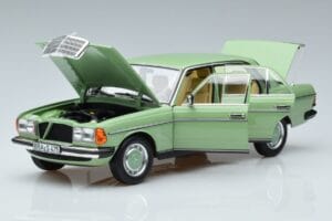 Mercedes 200 W123 Žalias Norev 1:18 183796 Metalas - nuotrauka 2 iš 7