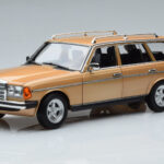 Mercedes 200T S123 AMG Package Smėlinis Norev 1:18