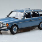 Mercedes 200T S123 Mėlynas Norev 1:18