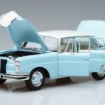Mercedes 220 S W111 Mėlynas Norev 1:18 183920 Metalas - image 2 of 7