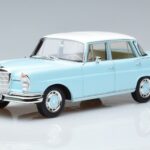 Mercedes 220 S W111 Mėlynas Norev 1:18 183920 Metalas