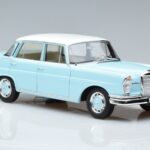 Mercedes 220 S W111 Mėlynas Norev 1:18 183920 Metalas - image 5 of 7