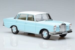 Mercedes 220 S W111 Mėlynas Norev 1:18 183920 Metalas - nuotrauka 5 iš 7