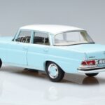Mercedes 220 S W111 Mėlynas Norev 1:18 183920 Metalas - image 6 of 7