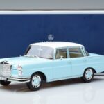 Mercedes 220 S W111 Mėlynas Norev 1:18 183920 Metalas - image 7 of 7