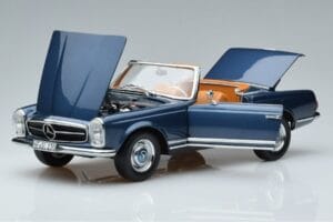 Mercedes 230 SL W113 Pagoda Mėlynas Riboto Tiražo Leidimas Norev 1:18 183767 Metalas - nuotrauka 2 iš 8