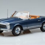 Mercedes 230 SL W113 Pagoda Mėlynas Riboto Tiražo Leidimas Norev 1:18 183767 Metalas