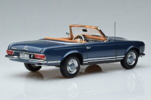 Mercedes 230 SL W113 Pagoda Mėlynas Riboto Tiražo Leidimas Norev 1:18 183767 Metalas - nuotrauka 3 iš 8