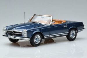 Mercedes 230 SL W113 Pagoda Mėlynas Riboto Tiražo Leidimas Norev 1:18 183767 Metalas