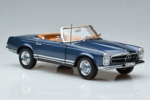 Mercedes 230 SL W113 Pagoda Mėlynas Riboto Tiražo Leidimas Norev 1:18 183767 Metalas - nuotrauka 6 iš 8