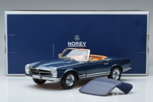 Mercedes 230 SL W113 Pagoda Mėlynas Riboto Tiražo Leidimas Norev 1:18 183767 Metalas - nuotrauka 8 iš 8