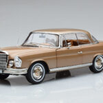 Mercedes 250 SE Coupe W111 Auksinė Metalinė Norev 1:18