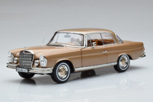 Mercedes 250 SE Coupe W111 Auksinė Metalinė Norev 1:18