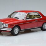 Mercedes 280 CE C123 Raudonas Otto 1:18 OT145 Derva
