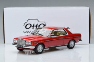 Mercedes 280 CE C123 Raudonas Otto 1:18 OT145 Derva - nuotrauka 6 iš 6