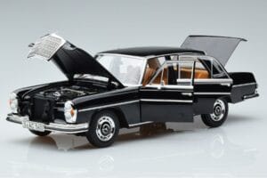 Mercedes 280 SE W108 Juodas Norev 1:18 183762 Metalas - nuotrauka 2 iš 7