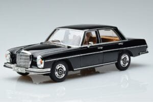 Mercedes 280 SE W108 Juodas Norev 1:18 183762 Metalas