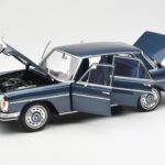 Mercedes 280 SE W108 Tamsiai Mėlynas Metalinis Norev 1:18 - image 2 of 8