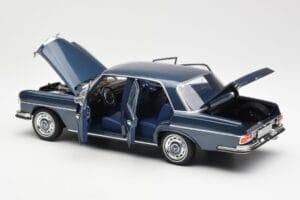 Mercedes 280 SE W108 Tamsiai Mėlynas Metalinis Norev 1:18 183534 Metalas - nuotrauka 5 iš 8