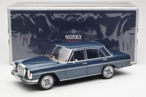Mercedes 280 SE W108 Tamsiai Mėlynas Metalinis Norev 1:18 183534 Metalas - nuotrauka 8 iš 8