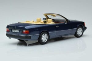 Mercedes 300 CE-24 A124 Kabrioletas Nautical Mėlynas Riboto Tiražo Norev 1:18 183879 Metalas - nuotrauka 3 iš 7