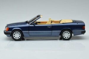 Mercedes 300 CE-24 A124 Kabrioletas Nautical Mėlynas Riboto Tiražo Norev 1:18 183879 Metalas - nuotrauka 4 iš 7