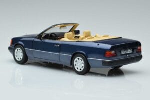 Mercedes 300 CE-24 A124 Kabrioletas Nautical Mėlynas Riboto Tiražo Norev 1:18 183879 Metalas - nuotrauka 6 iš 7