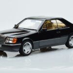 Mercedes 300 CE-24 C124 Coupe AMG Wheels Riboto Tiražo Norev 1:18 183881 Metalas