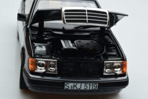 Mercedes 300 CE-24 C124 Coupe AMG Wheels Riboto Tiražo Norev 1:18 183881 Metalas - nuotrauka 9 iš 11