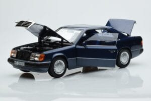 Mercedes 300 CE-24 C124 Coupe Nautical Mėlynas Riboto Tiražo Norev 1:18 183882 Metalas - nuotrauka 2 iš 7