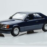 Mercedes 300 CE-24 C124 Coupe Nautical Mėlynas Riboto Tiražo Norev 1:18 183882 Metalas