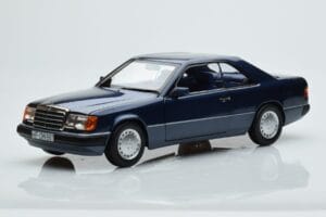 Mercedes 300 CE-24 C124 Coupe Nautical Mėlynas Riboto Tiražo Norev 1:18 183882 Metalas