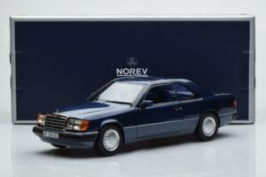 Mercedes 300 CE-24 C124 Coupe Nautical Mėlynas Riboto Tiražo Norev 1:18 183882 Metalas - nuotrauka 7 iš 7
