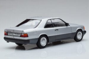 Mercedes 300 CE-24 C124 Coupe Sidabrinis Norev 1:18 183880 Metalas - nuotrauka 3 iš 7
