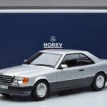 Mercedes 300 CE-24 C124 Coupe Sidabrinis Norev 1:18 183880 Metalas - image 7 of 7