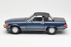 Mercedes 300 SL R107 Jūrinis Mėlynas Norev 1:18 183466 Metalas - nuotrauka 4 iš 8