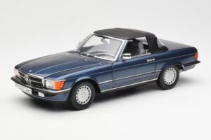 Mercedes 300 SL R107 Jūrinis Mėlynas Norev 1:18