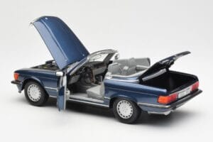 Mercedes 300 SL R107 Jūrinis Mėlynas Norev 1:18 183466 Metalas - nuotrauka 5 iš 8