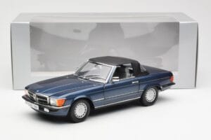 Mercedes 300 SL R107 Jūrinis Mėlynas Norev 1:18 183466 Metalas - nuotrauka 8 iš 8
