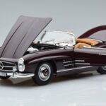 Mercedes 300 SL W198 Roadster Raudonas Norev 1:18 - image 2 of 8